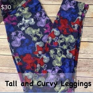 Lularoe Disney Villain Leggings TC